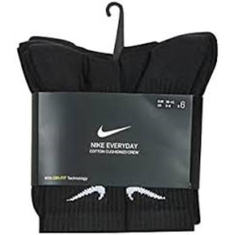NIKE 6 PACK SOCKS SX7666-010 BLACK